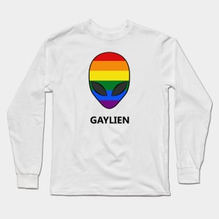 Gaylien Rainbow LGBT Pride Long Sleeve T-Shirt